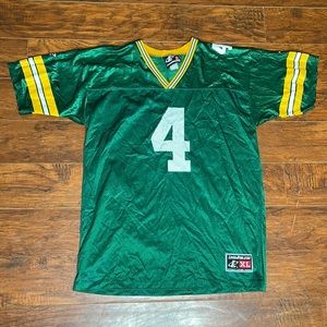 Vintage Green Bay Packers Brett Favre Throwback Football Jersey
